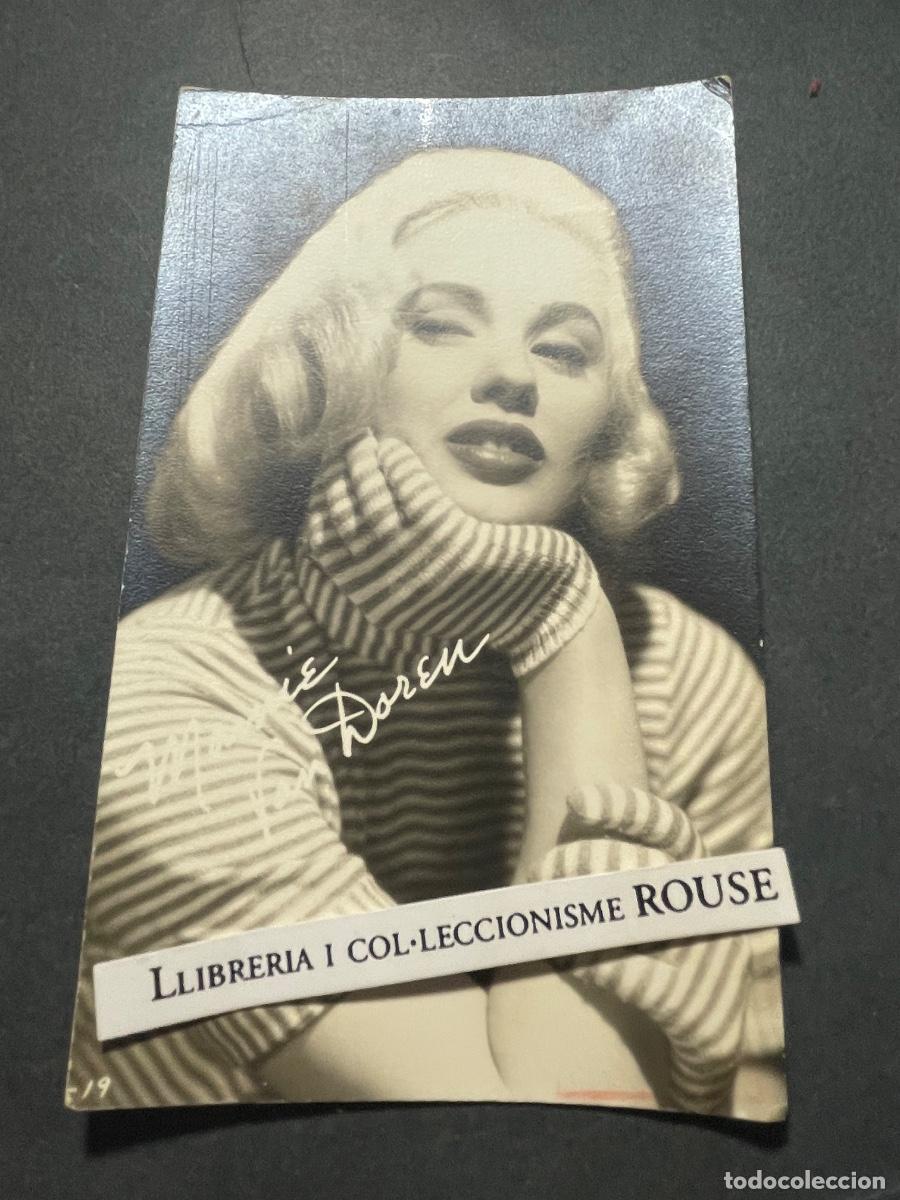 Cine: ARTISTAS - ANTIGUA FOTOGRAFIA - NAMIE VAN DOREN STARLETTE - FIRMA IMPRESA SOBRE LA FOTOGRAFIA 14X9M.