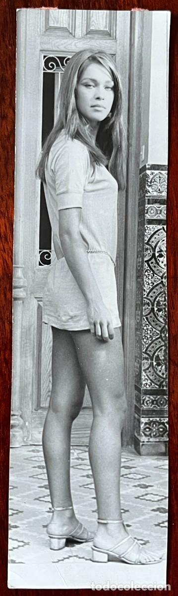 Cine: ANTIGUA FOTOGRAFIA DE MARISOL, PEPA FLORES, 31-8-68 MIDE 23,2 X 6,2 CMS. APROXIMADAMENTE, VER TODAS