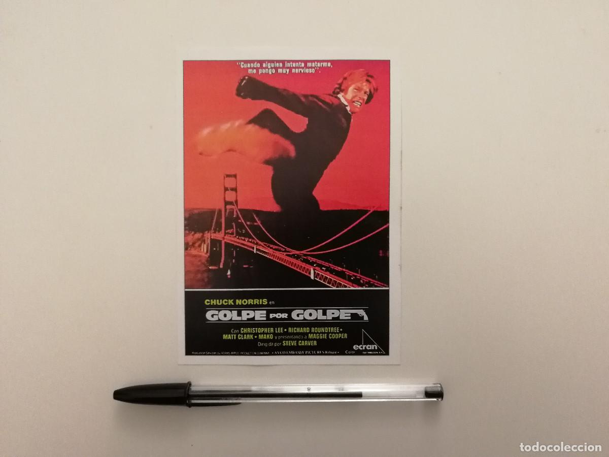 Cine: FICHA COLECCIONABLE -10*15- GOLPE POR GOLPE - CHUCK NORRIS