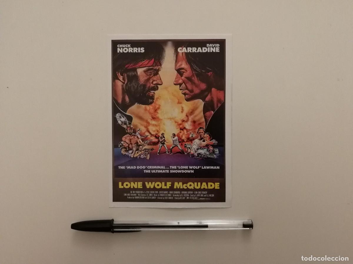 Cine: FICHA COLECCIONABLE -10*15- McQuade, lobo solitario - CHUCK NORRIS