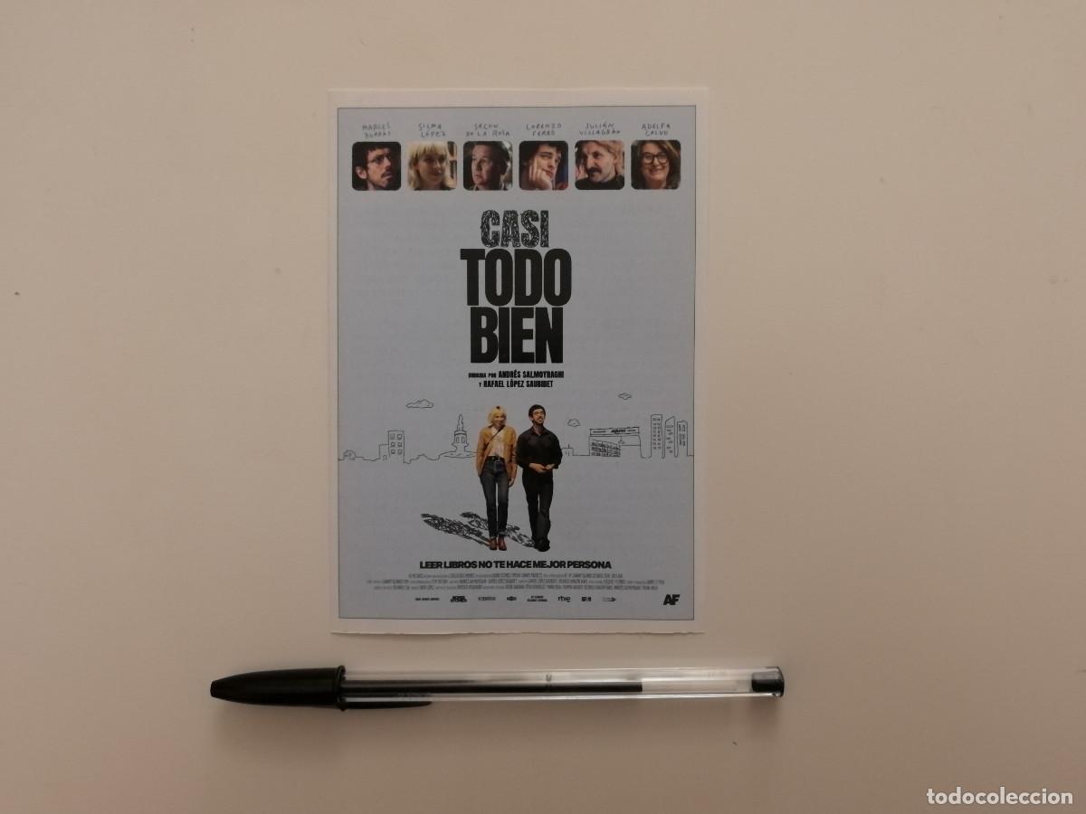 Cine: FICHA COLECCIONABLE -10*15- CASI TODO BIEN - Andr&eacute;s Salmoyraghi, Rafael L&oacute;pez Saubidet