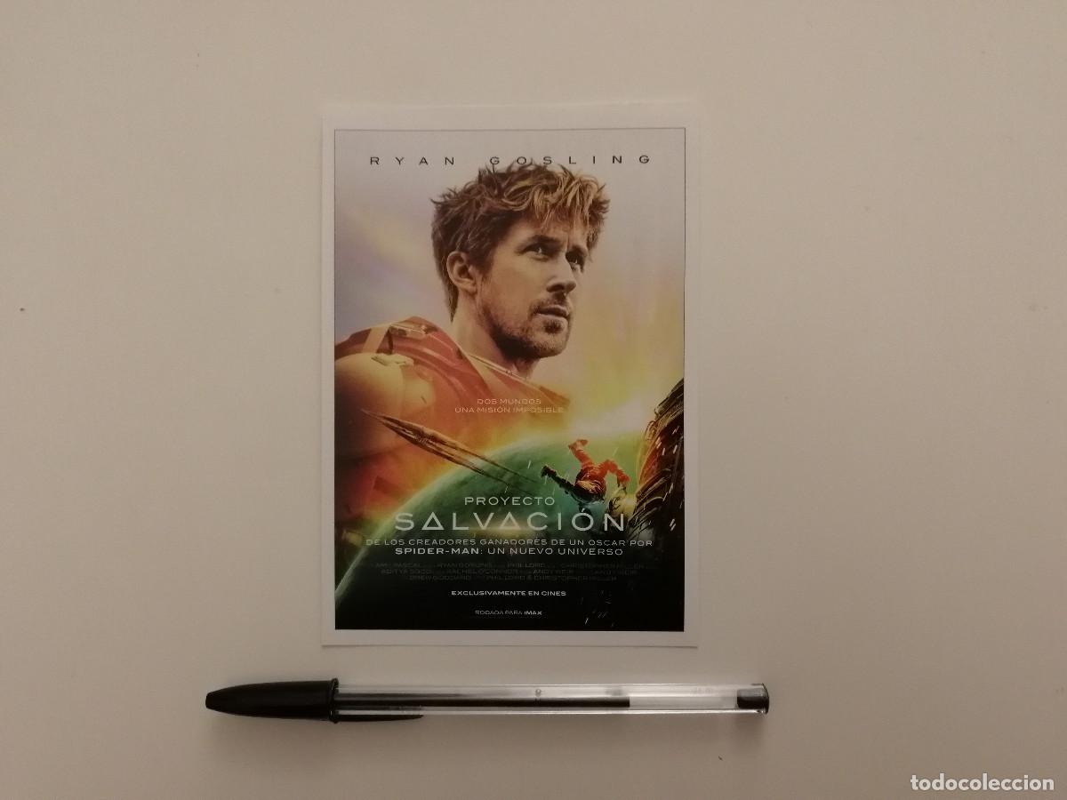 Cine: FICHA COLECCIONABLE -10*15- PROYECTO SALVACION - RYAN GOSLING - CIENCIA FICCION