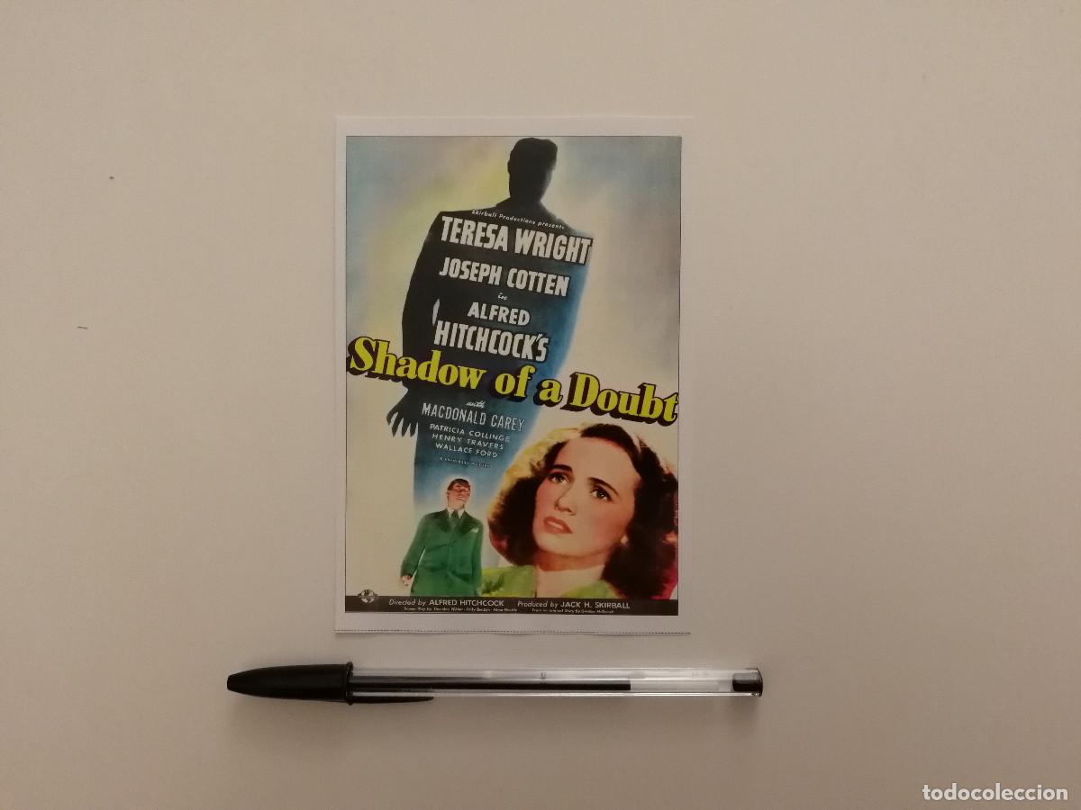 Cine: FICHA COLECCIONABLE -10*15- LA SOMBRA DE UNA DUDA - ALFRED HITCHCOCK