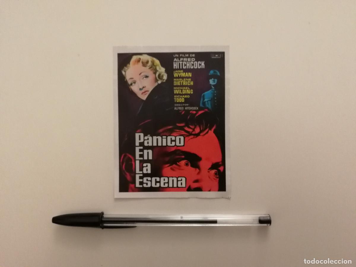 Cine: TARJETA ACARTONADA - PANICO EN LA ESCENA - MARLENE DIETRICH - ALFRED HITCHCOCK