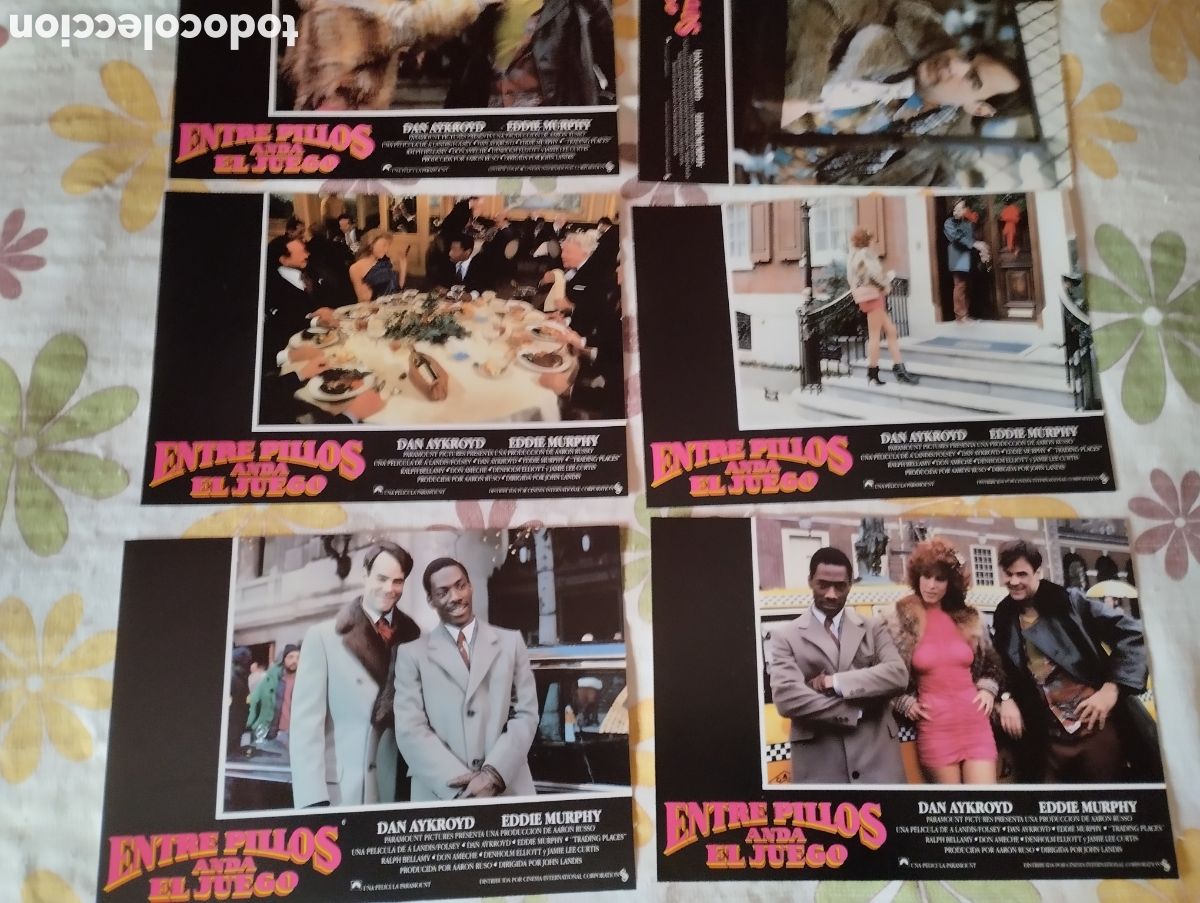 Cine: 12 FOTOCROMOS - ENTRE PILLOS ANDA EL JUEGO - SET COMPLETO - EDDIE MURPHY
