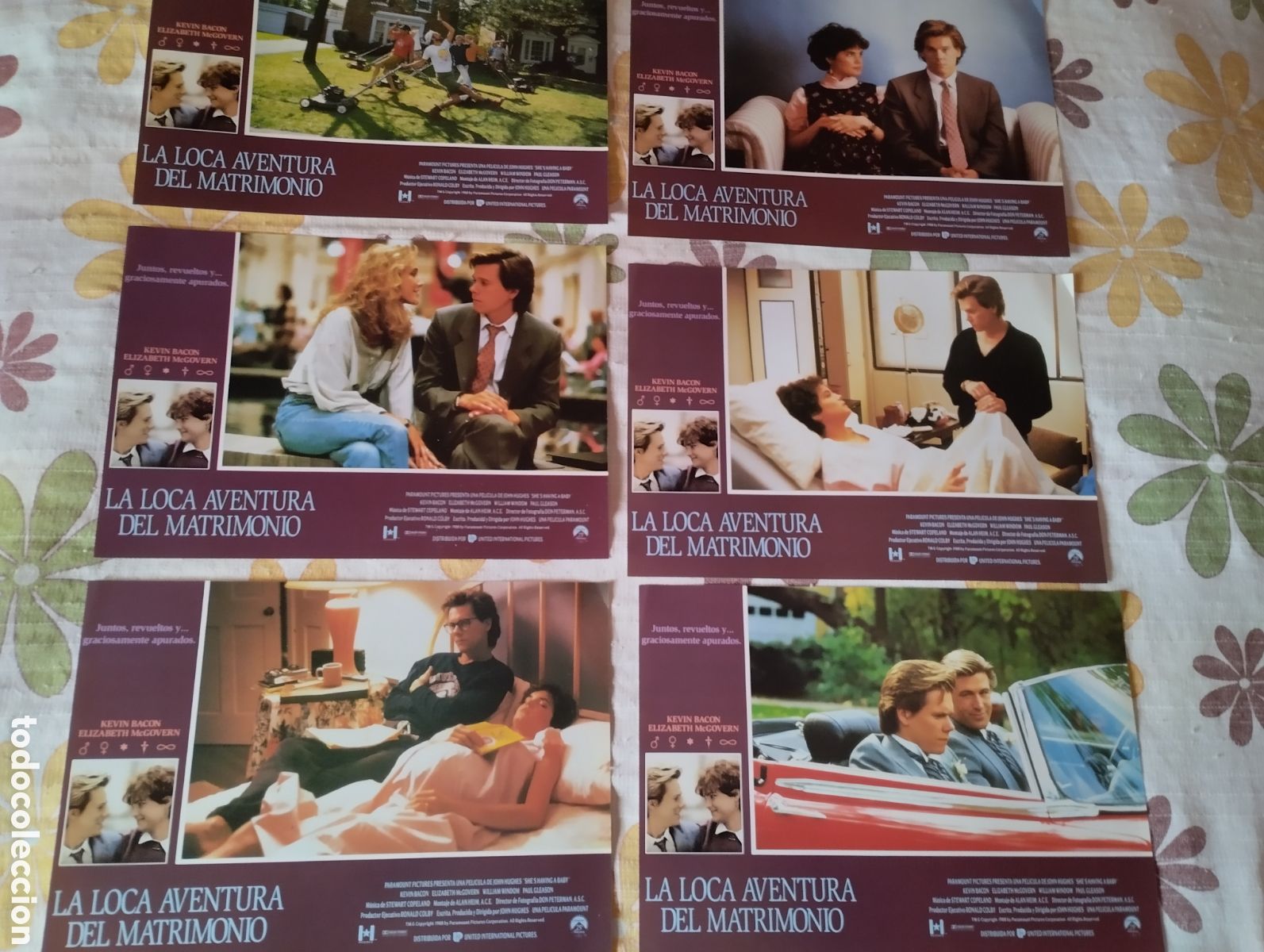 Cine: 12 FOTOCROMOS - LA LOCA HISTORIA DEL MATRIMONIO - SET COMPLETO