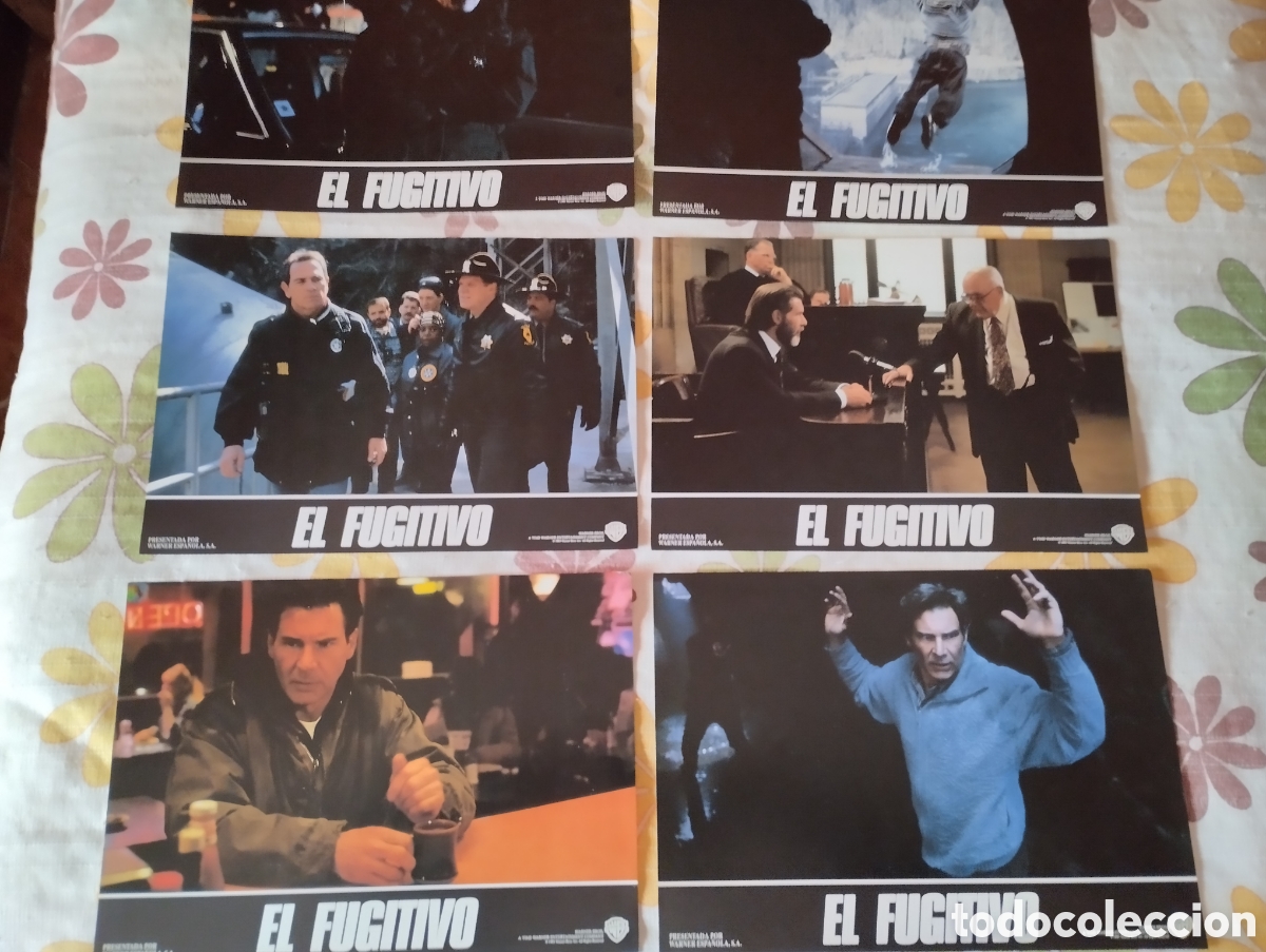 Cine: 12 FOTOCROMOS - EL FUGITIVO - SER COMPLETO