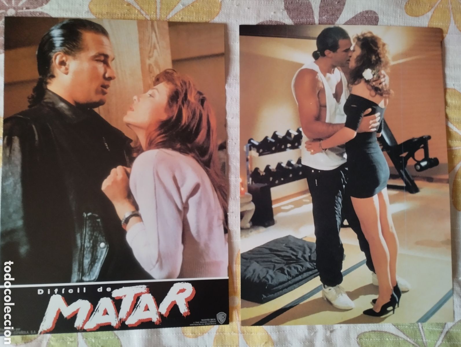 Cine: 12 FOTOCROMOS - DIFICIL DE MATAR - SET COMPLETO - STEEVEN SEAGEL