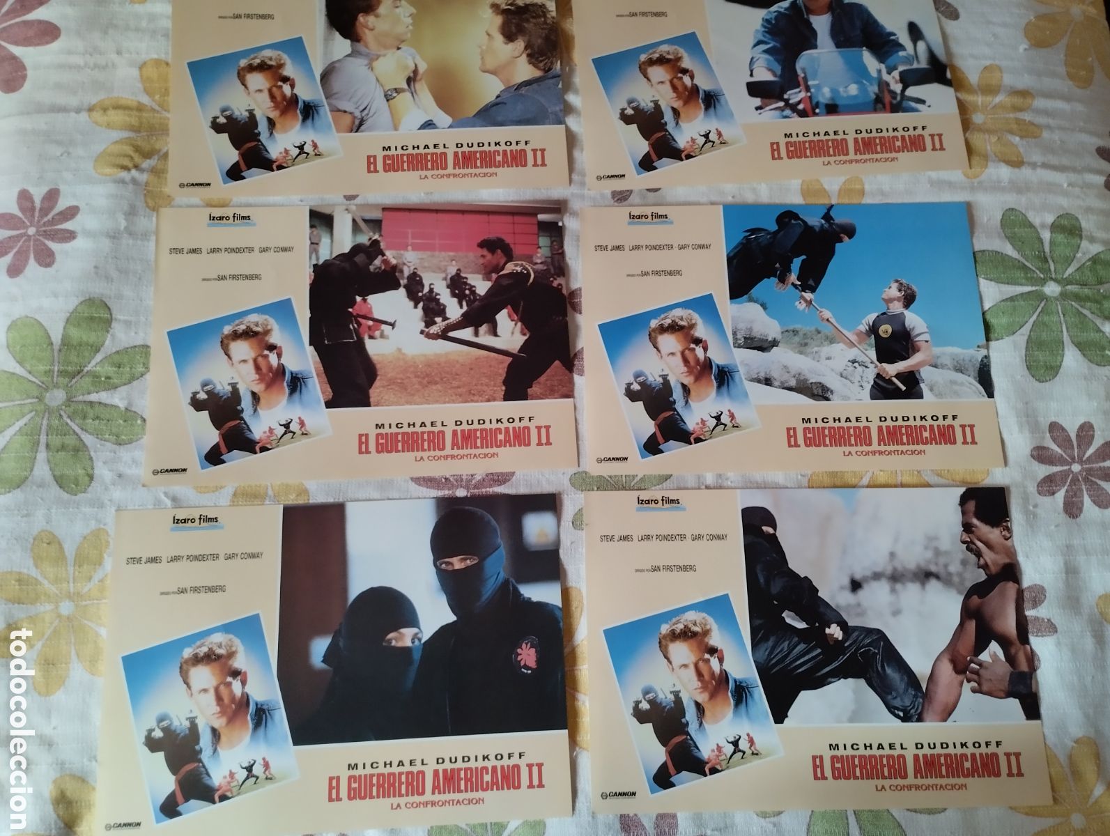 Cine: 12 FOTOCROMOS - EL &Uacute;LTIMO AMERICANO II - SET COMPLETO