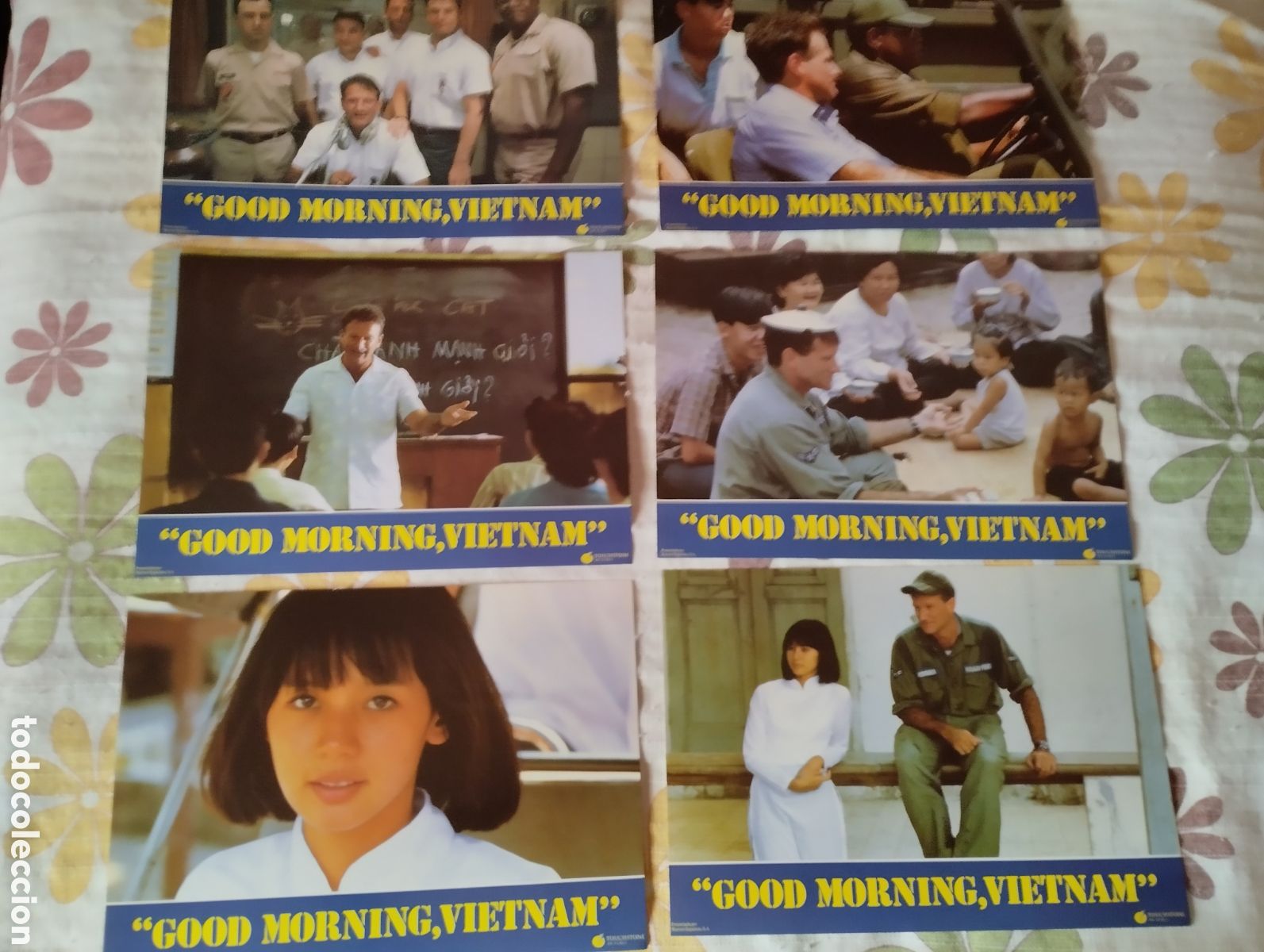 Cine: 12 FOTOCROMOS - GOOD MORNING VIETNAM - SET COMPLETO
