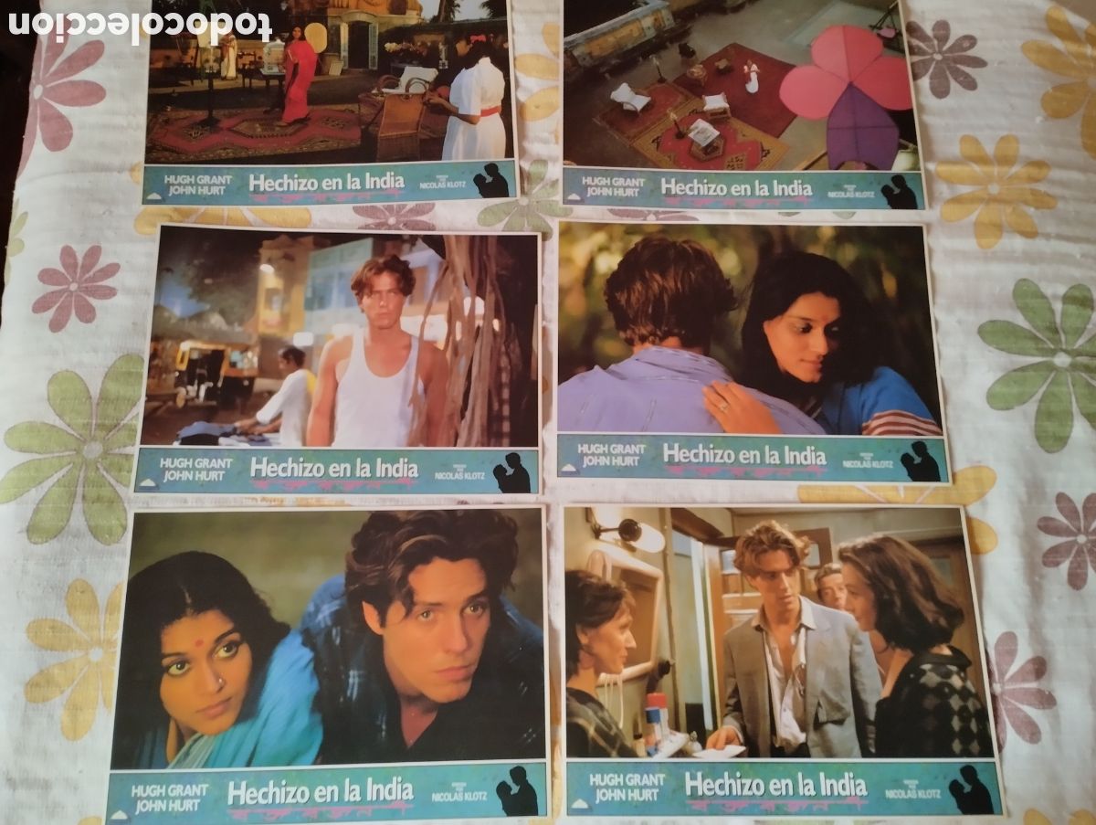 Cine: 12 FOTOCROMOS - HECHIZO EN LA INDIA - SET COMPLETO