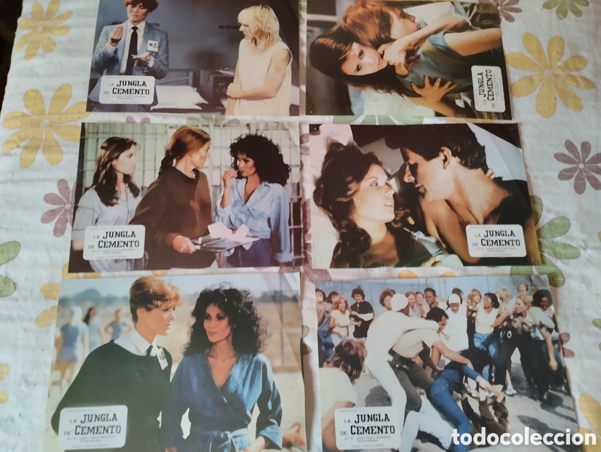 Cine: 12 FOTOCROMOS - LA NOCHE DE CEMENTO - SET COMPLETO