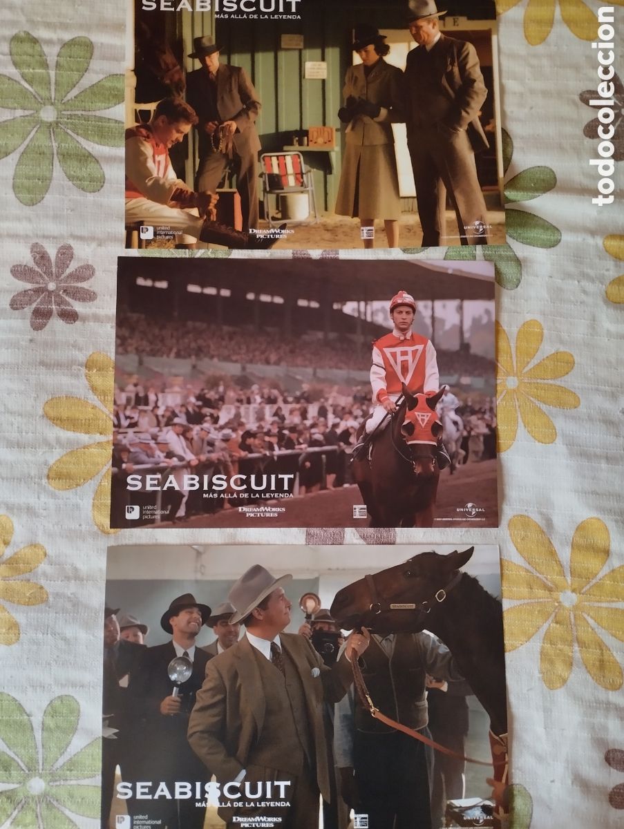 Cine: 9 FOTOCROMOS - SEABISCUIT - SET COMPLETO
