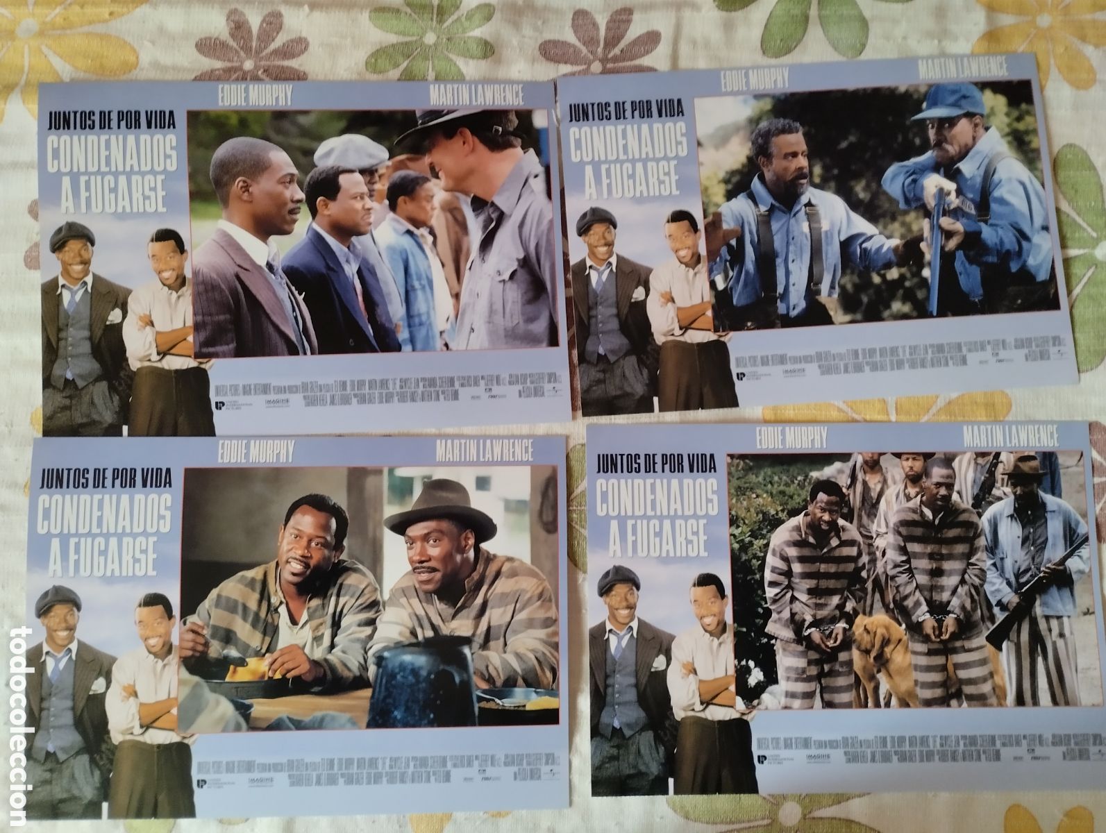Cine: 12 FOTOCROMOS CONDENSDOS A FUGARSE - SET COMPLETO - EDDIE MURPHY