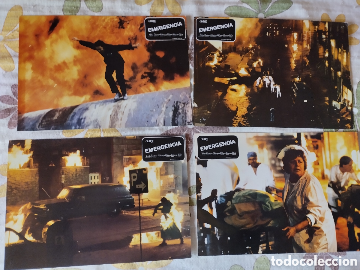 Cine: 12 FOTOCROMOS - EMERGENCIA - SET COMPLETO - HENRY FONDA AVA GADNER