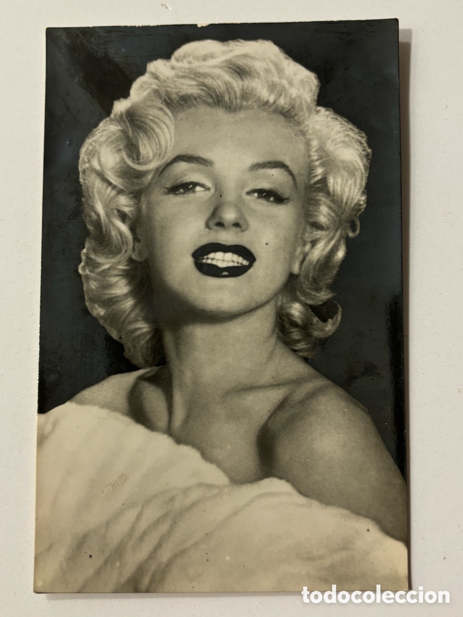 Cine: Antigua tarjeta postal de Marilyn Monroe B