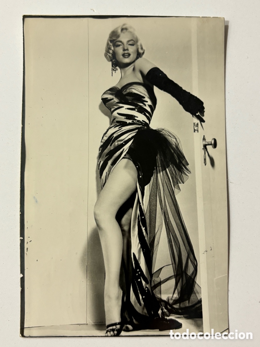Cine: Antigua tarjeta postal de Marilyn Monroe B