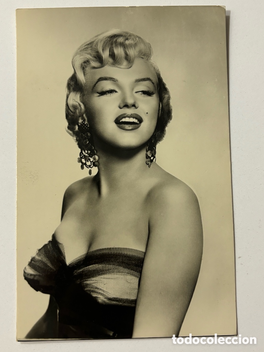 Cine: Antigua tarjeta postal de Marilyn Monroe B