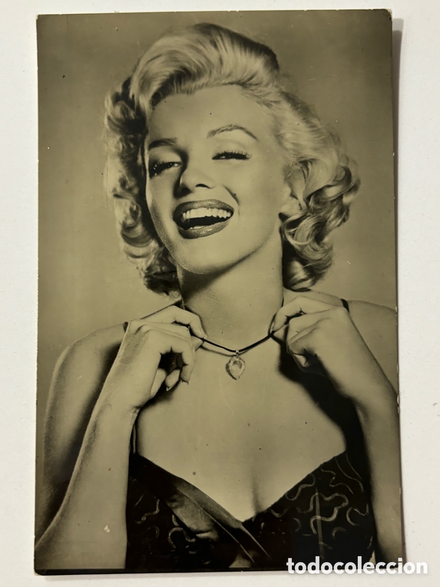 Cine: Antigua tarjeta postal de Marilyn Monroe B