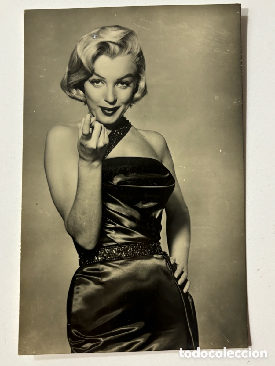 Cine: Antigua tarjeta postal de Marilyn Monroe B
