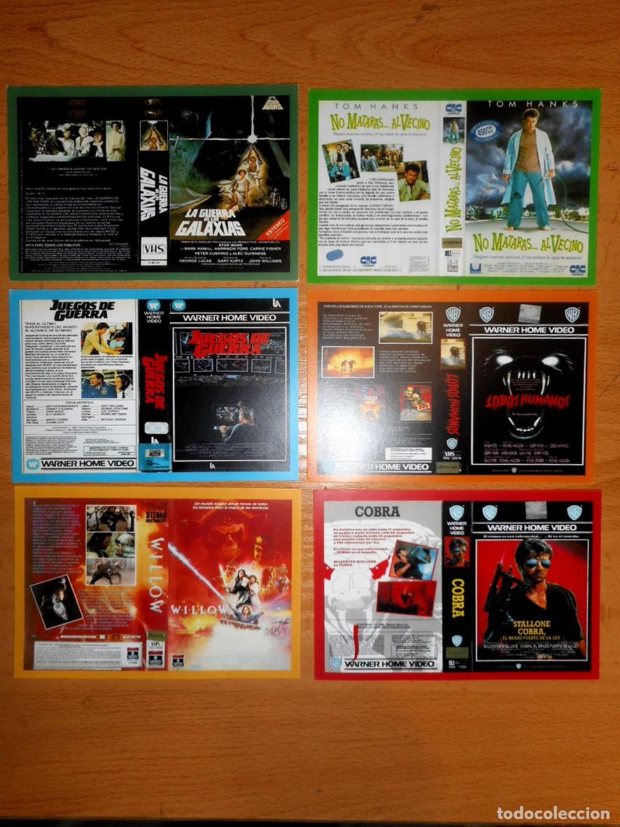 Cine: LOTE 6 POSTALES CAR&Aacute;TULAS CINE CASERO (ZONACINE 2015)