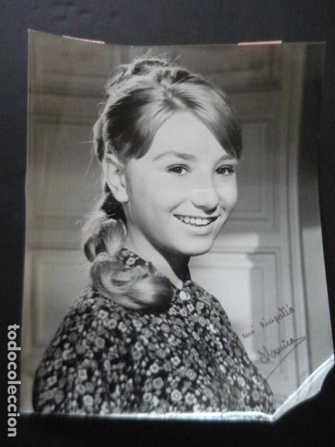 Cin&eacute;ma: MONICA ACTRIZ Y CANTANTE ANTIGUA FOTOGRAFIA ORIGINAL CON FIRMA AUTOGRAFA 20 X 25 CM