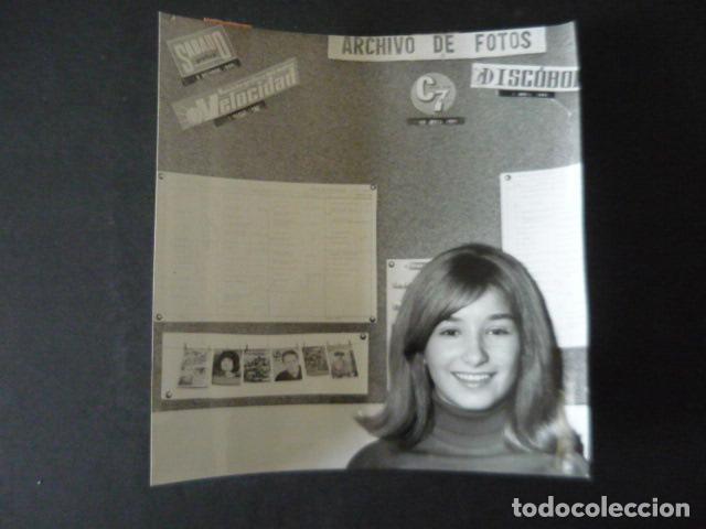 Cin&eacute;ma: MONICA ACTRIZ Y CANTANTE ANTIGUA FOTOGRAFIA ORIGINAL 17,5 X 18 CM