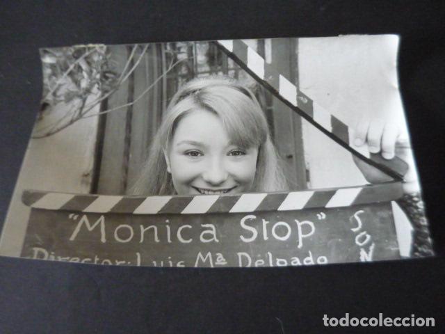 Kino: MONICA ACTRIZ Y CANTANTE ANTIGUA FOTOGRAFIA ORIGINAL 16 X 24 CM