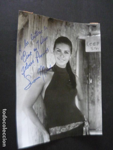 Cinema: SUSANA MIRANDA ACTRIZ ANTIGUA FOTOGRAFIA ORIGINAL CON FIRMA AUTOGRAFA 18 X 24 CM