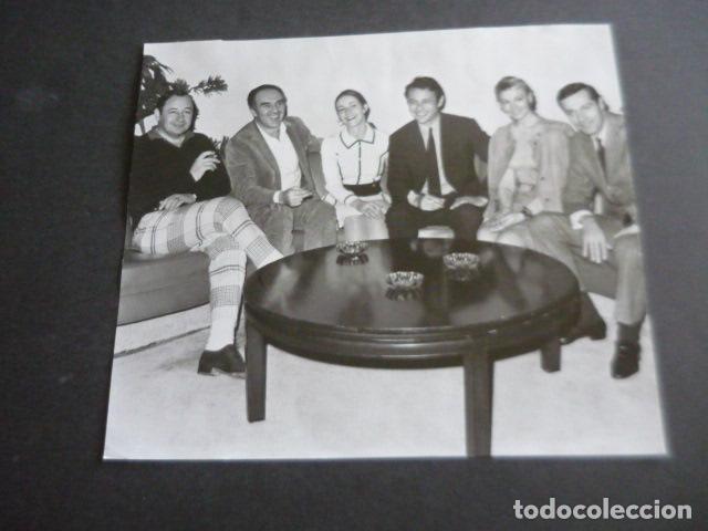 Kino: MICHAEL SUBOR PHILIPPE NOIREST PICCOLI Y DANNY ROBIN ACTORES ANTIGUA FOTOGRAFIA ORIGINAL 18 X 20 CM