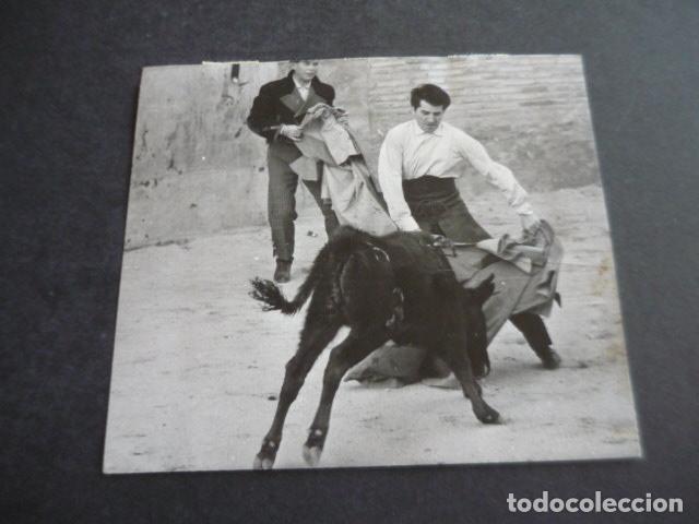 Kino: DANIEL GELIN ACTOR TOREANDO EN SEVILLA ANTIGUA FOTOGRAFIA ORIGINAL 13 X 12 CM