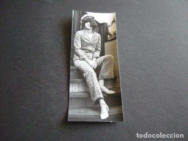 Cinema: CHANTAL GOYA ACTRIZ ANTIGUA FOTOGRAFIA ORIGINAL 7,5 X 19 CM