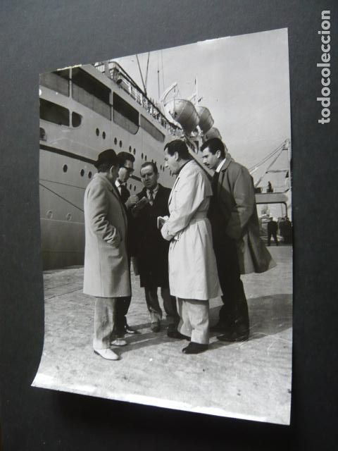 Kino: ALBERTO SORDI ACTOR EN BARCELONA ANTIGUA FOTOGRAFIA ORIGINAL 18 X 24 CM