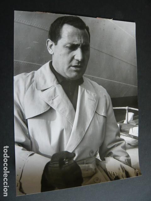 Cinema: ALBERTO SORDI ACTOR EN BARCELONA ANTIGUA FOTOGRAFIA ORIGINAL 18 X 24 CM