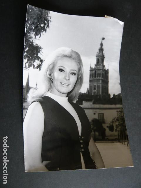Cinema: FANNY CANO EN SEVILLA ACTRIZ ANTIGUA FOTOGRAFIA ORIGINAL 12 X 18 CM