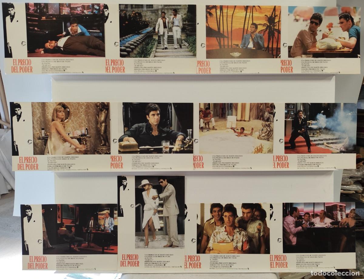 Cine: EL PRECIO DEL PODER Scarface, AL PACINO, BRIAN DE PALMA, MICHELLE PFEIFFER, 12 FOTOCROMOS