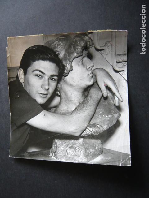 Cinema: MANUEL TOSCANO ACTOR ANTIGUA FOTOGRAFIA ORIGINAL 12 X 12 CM