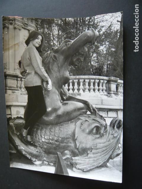 Kino: AGNES SPAAK ACTRIZ EN MADRID ANTIGUA FOTOGRAFIA ORIGINAL 18 X 24 CM