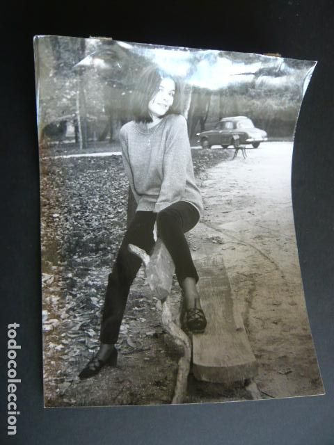 Kino: AGNES SPAAK ACTRIZ EN MADRID ANTIGUA FOTOGRAFIA ORIGINAL 18 X 24 CM
