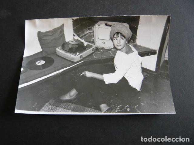 Cinema: AGNES SPAAK ACTRIZ EN BARCELONA ANTIGUA FOTOGRAFIA ORIGINAL 12 X 18 CM