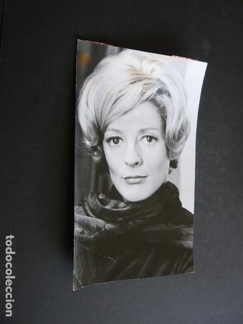 Kino: MAGGIE SMITH ACTRIZ ANTIGUA FOTOGRAFIA ORIGINAL 13 X 22 CM