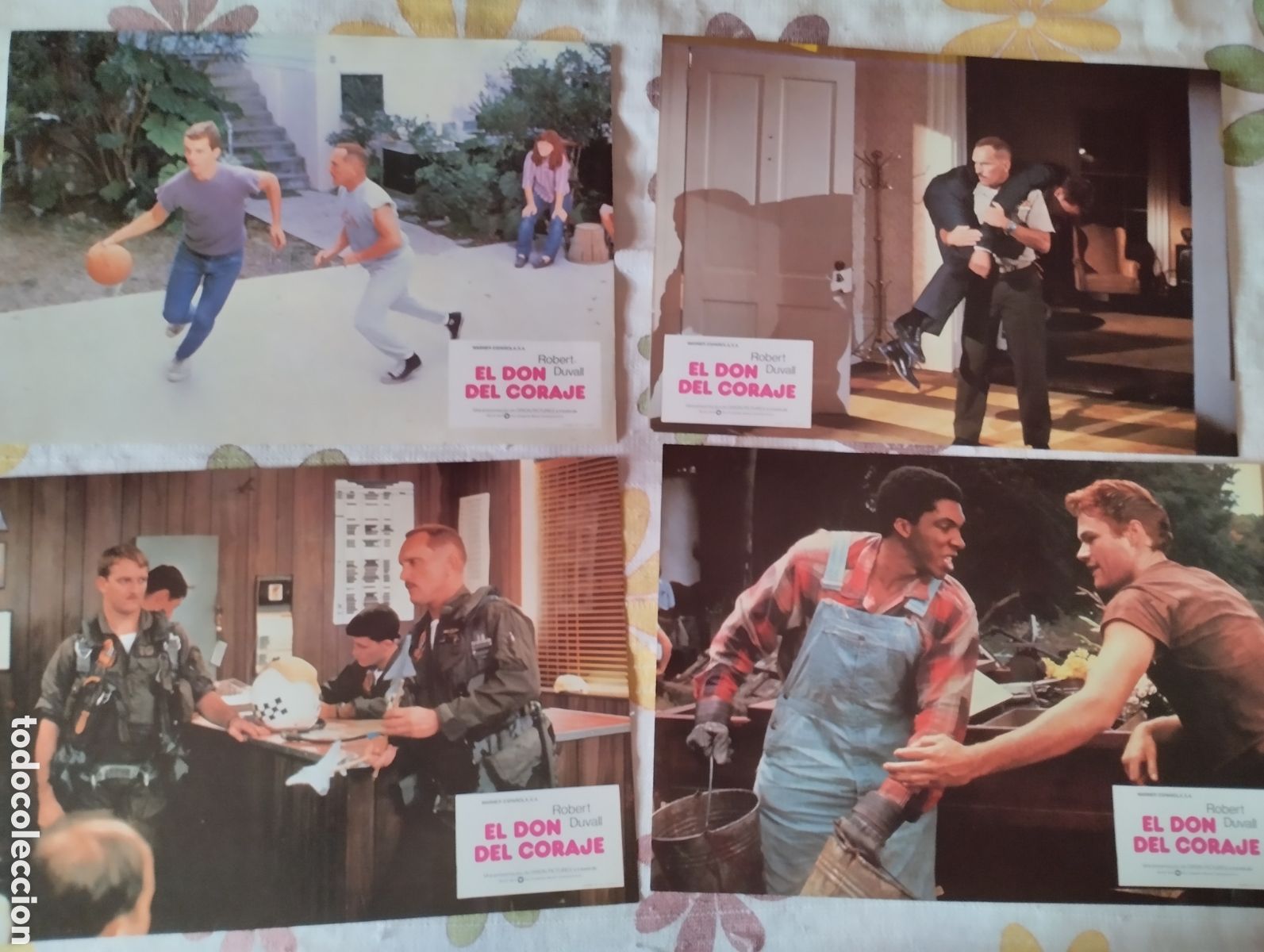 Cine: 12 FOTOCROMOS - EL DON DEL CORAJE - SET COMPLETO