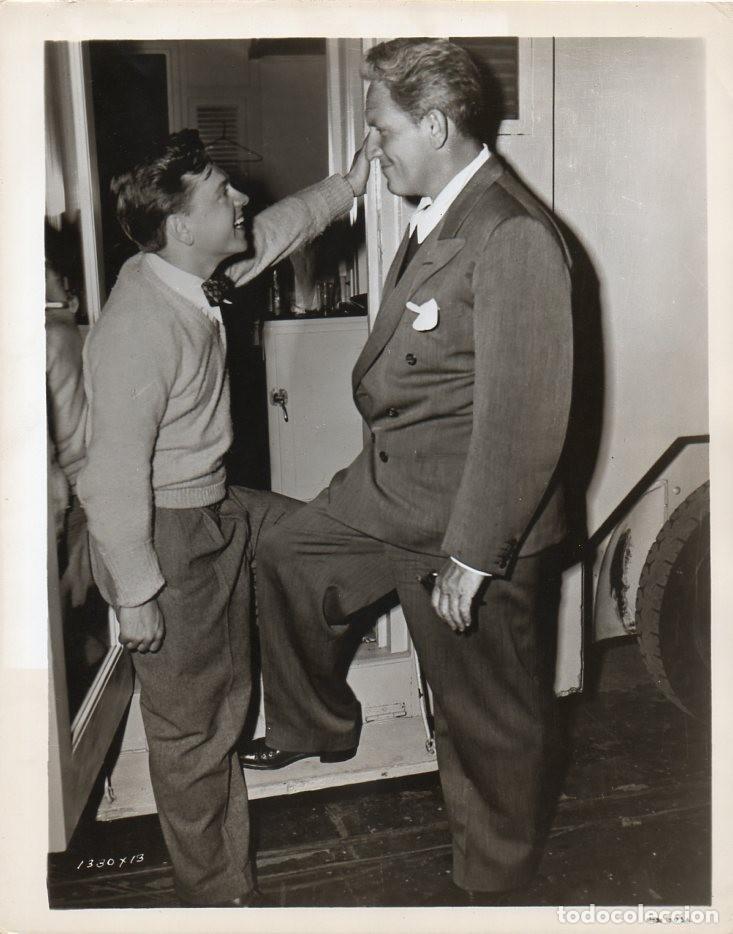 Cinema: Foto Original Spencer Tracy Mickey Rooney Metro Goldwyn Mayer Hecho En Estados Unidos De Am&eacute;rica