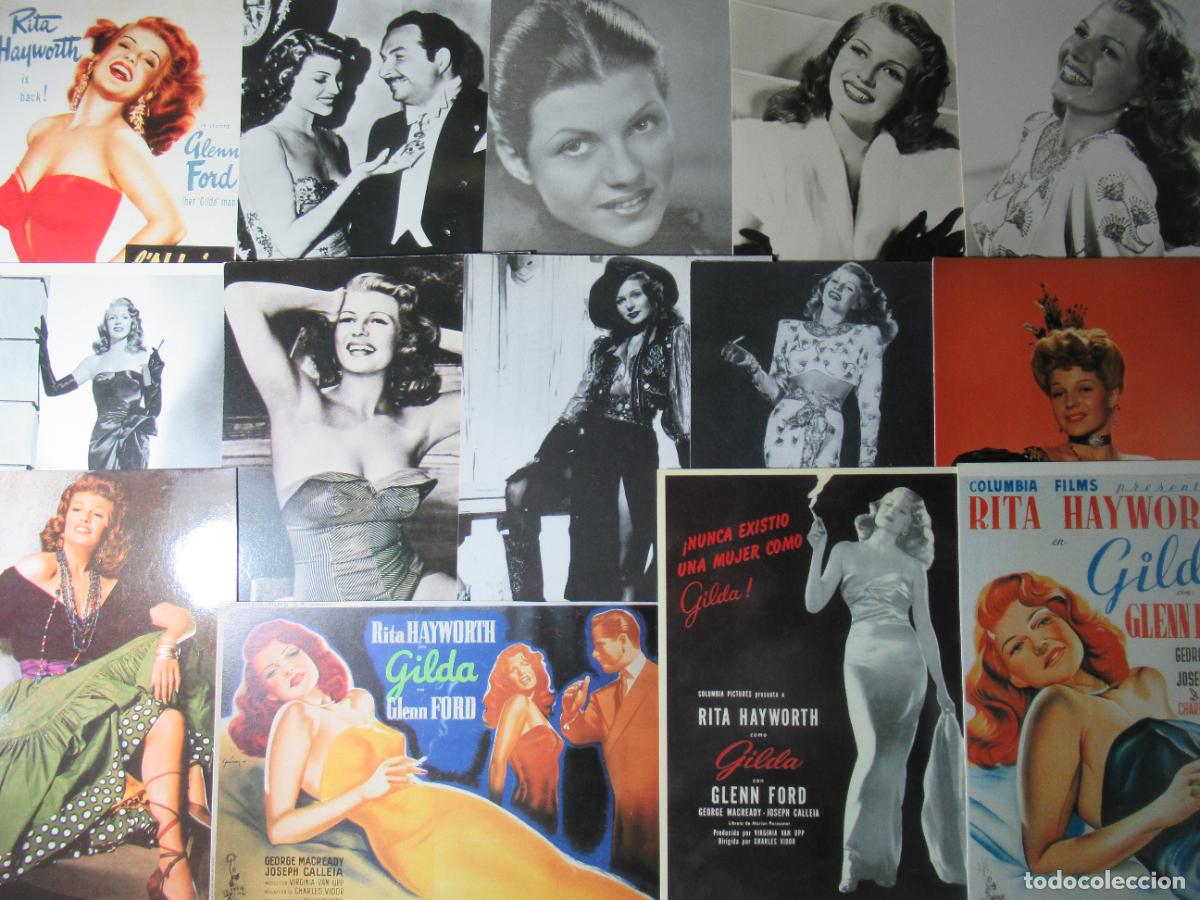 Cinema: LOTE FOTOS Y POSTALES DE RITA HAYWORTH