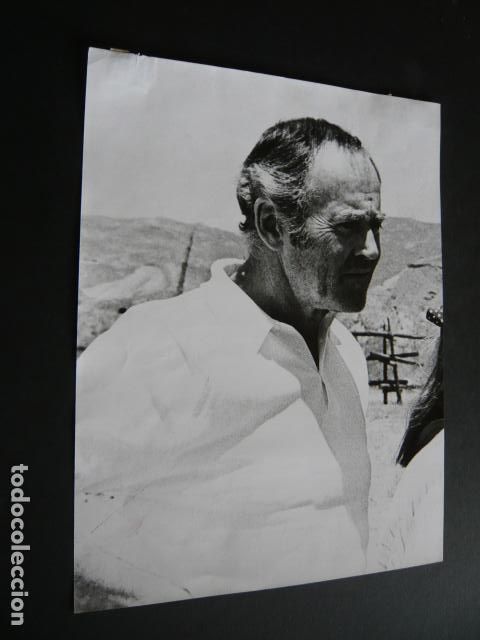 Cinema: HENRY FONDA ACTOR ANTIGUA FOTOGRAFIA ORIGINAL 18 X 24 CM