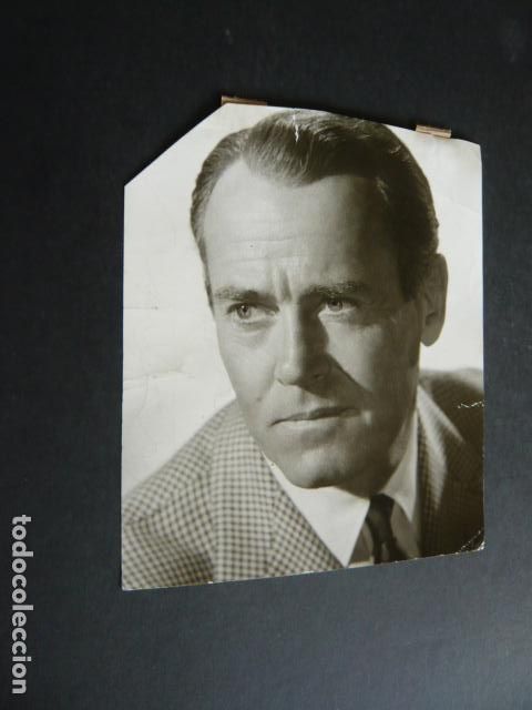 Cinema: HENRY FONDA ACTOR ANTIGUA FOTOGRAFIA ORIGINAL 14 X 16,5 CM