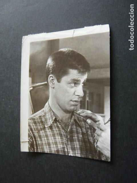 Cinema: JERRY LEWIS ACTOR ANTIGUA FOTOGRAFIA ORIGINAL 14 X 10,5 CM