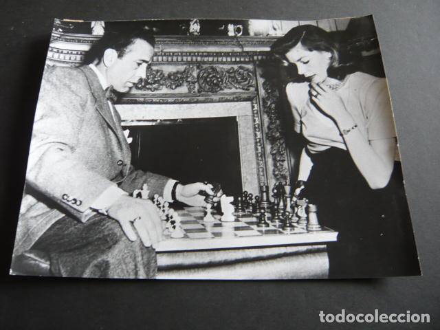 Cine: HUMPHREY BOGART ACTOR ANTIGUA FOTOGRAFIA ORIGINAL 20 X 25 CM