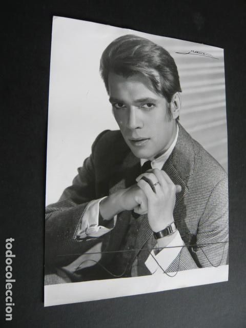 Cine: JUAN CARLOS MORENO ACTOR ANTIGUA FOTOGRAFIA ORIGINAL 18 X 24 CM