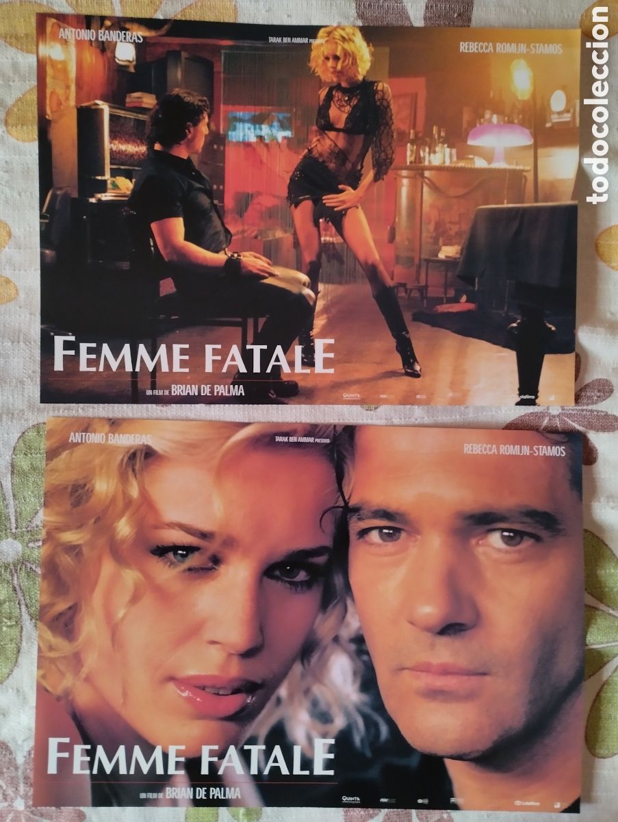 Cine: 6 FOTOCROMOS - FEMME FATALE - SET COMPLETO - ANTONIO BANDERAS